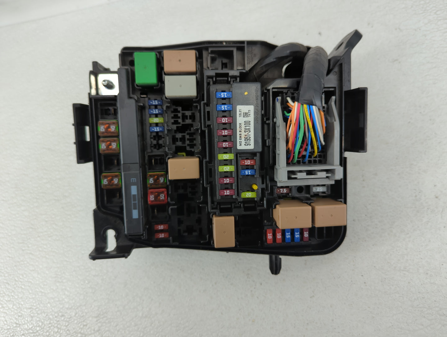 2014-2016 Kia Forte Fusebox Fuse Box Panel Relay Module P/N:91208A7890 Fits Fits 2014 2015 2016 OEM Used Auto Parts - Oemuse
