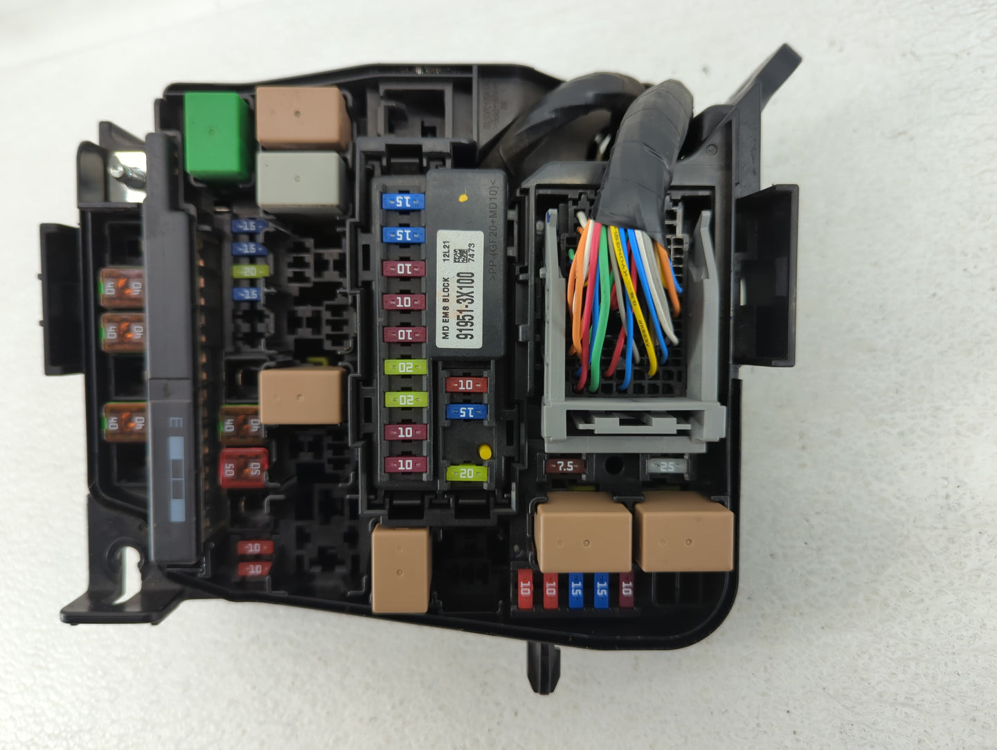 2014-2016 Kia Forte Fusebox Fuse Box Panel Relay Module P/N:91208A7890 Fits Fits 2014 2015 2016 OEM Used Auto Parts - Oemuse