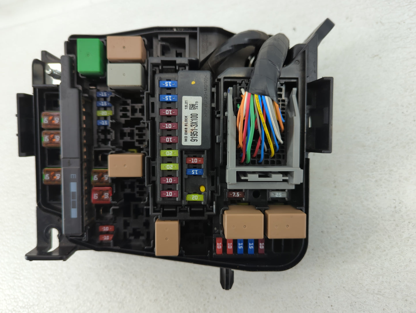 2014-2016 Kia Forte Fusebox Fuse Box Panel Relay Module P/N:91208A7890 Fits Fits 2014 2015 2016 OEM Used Auto Parts - Oemuse