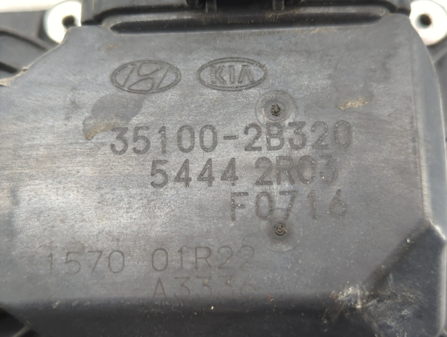 2014-2016 Kia Forte Throttle Body P/N:5444 2R03 35100-2B320 Fits Fits 2013 2014 2015 2016 OEM Used Auto Parts - Oemusedautop