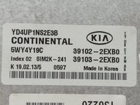 2014 Kia Forte PCM Engine Control Computer ECU ECM PCU OEM P/N:39103-2EXB0 39102-2EXB0 Fits OEM Used Auto Parts - Oemusedaut