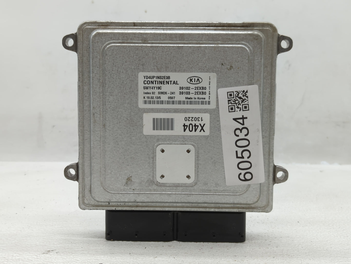 2014 Kia Forte PCM Engine Control Computer ECU ECM PCU OEM P/N:39103-2EXB0 39102-2EXB0 Fits OEM Used Auto Parts - Oemusedaut