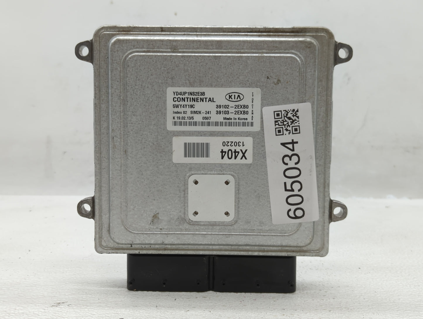 2014 Kia Forte PCM Engine Control Computer ECU ECM PCU OEM P/N:39103-2EXB0 39102-2EXB0 Fits OEM Used Auto Parts - Oemusedaut