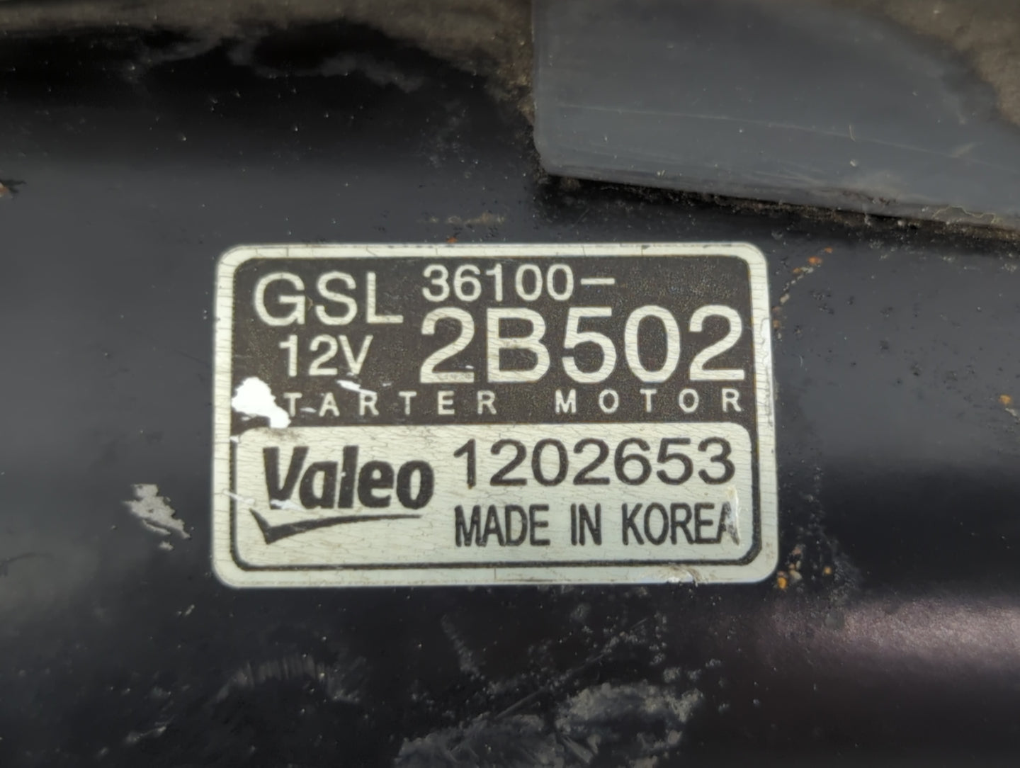 2014-2022 Kia Forte Car Starter Motor Solenoid OEM P/N:1202653 36100-2B502 Fits OEM Used Auto Parts - Oemusedautoparts1.com