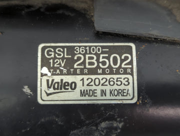 2014-2022 Kia Forte Car Starter Motor Solenoid OEM P/N:1202653 36100-2B502 Fits OEM Used Auto Parts