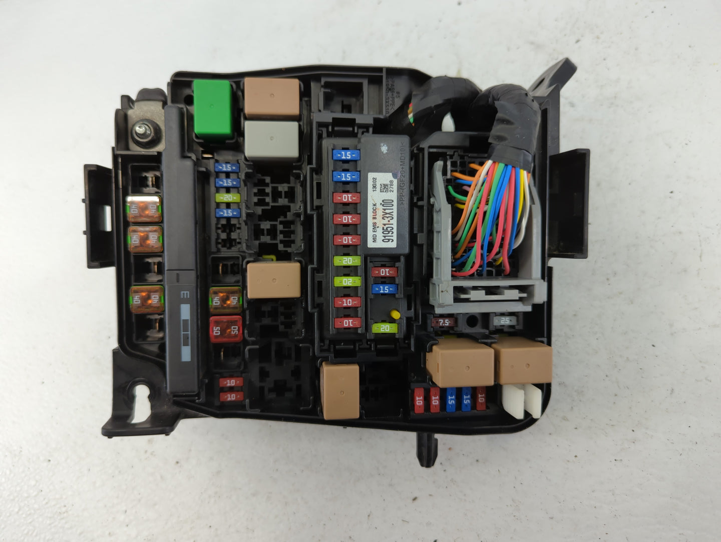 2014-2016 Kia Forte Fusebox Fuse Box Panel Relay Module P/N:91204 A7631 Fits Fits 2014 2015 2016 OEM Used Auto Parts - Oemus