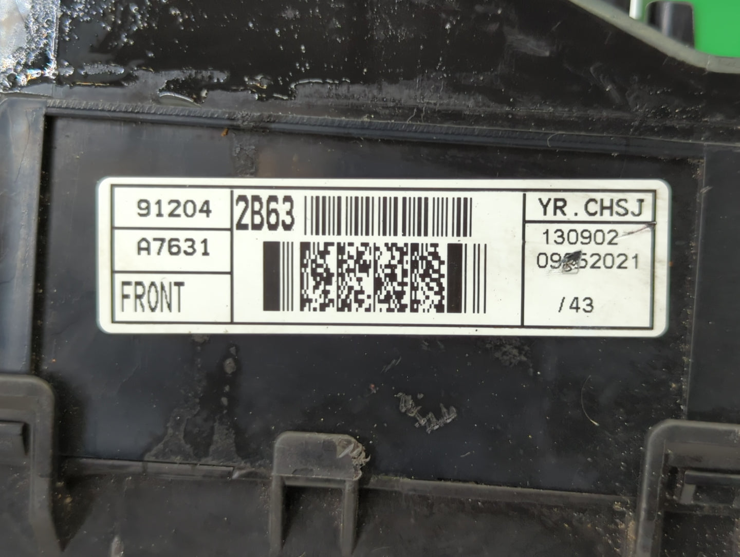 2014-2016 Kia Forte Fusebox Fuse Box Panel Relay Module P/N:91204 A7631 Fits Fits 2014 2015 2016 OEM Used Auto Parts - Oemus