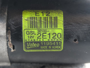 2014-2016 Kia Forte Car Starter Motor Solenoid OEM P/N:8000604 36100-2E120 Fits Fits 2012 2013 2014 2015 2016 OEM Used Auto Parts