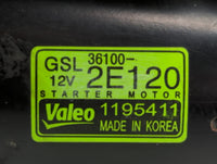 2014-2016 Kia Forte Car Starter Motor Solenoid OEM P/N:1195411 36100-2E120 Fits Fits 2012 2013 2014 2015 2016 OEM Used Auto 