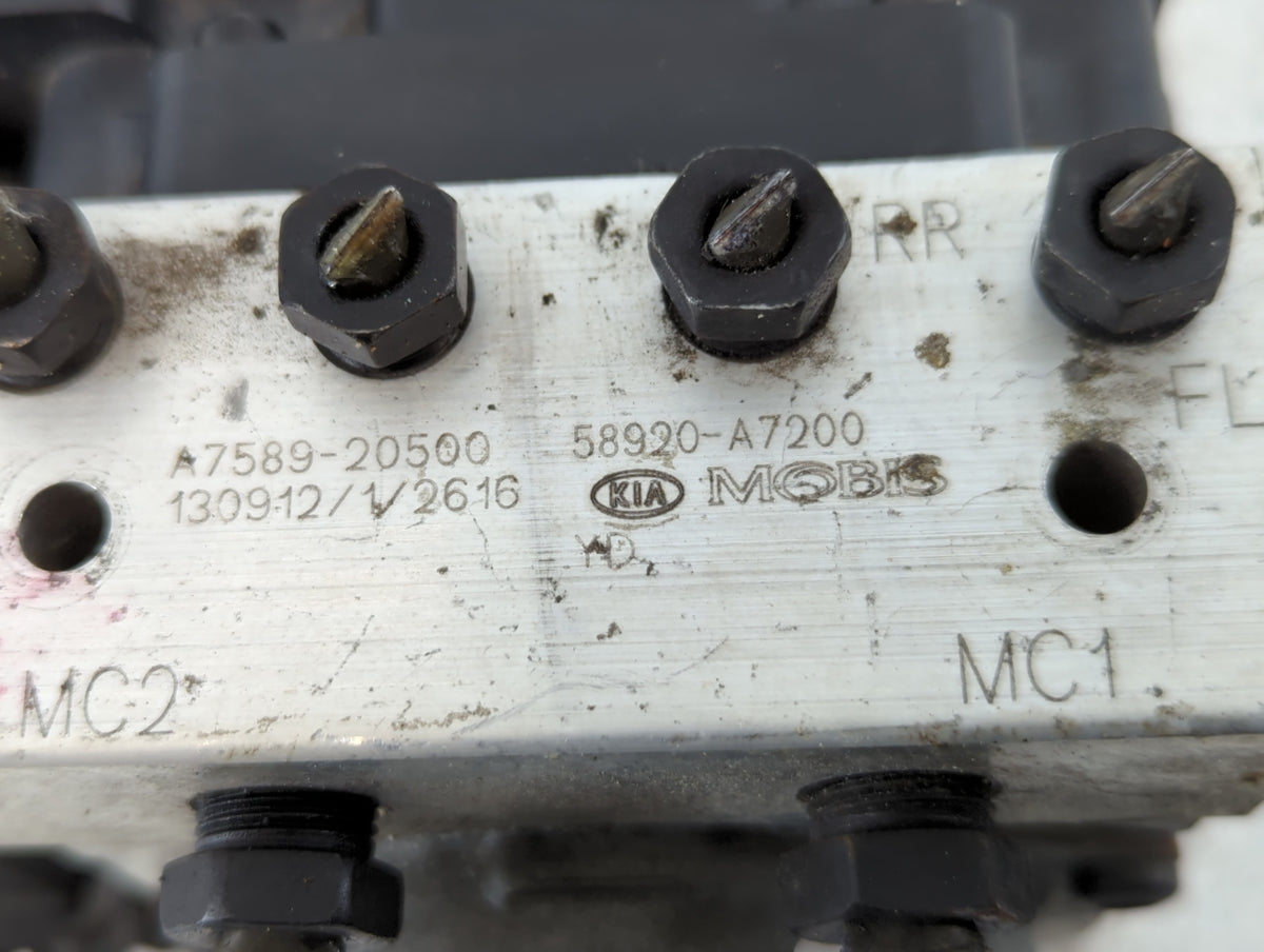 2014-2016 Kia Forte Anti-Lock Brake ABS Pump Module Actuator OEM P/N:58920-A7200 A7589-20500 Fits Fits 2014 2015 2016 OEM Us