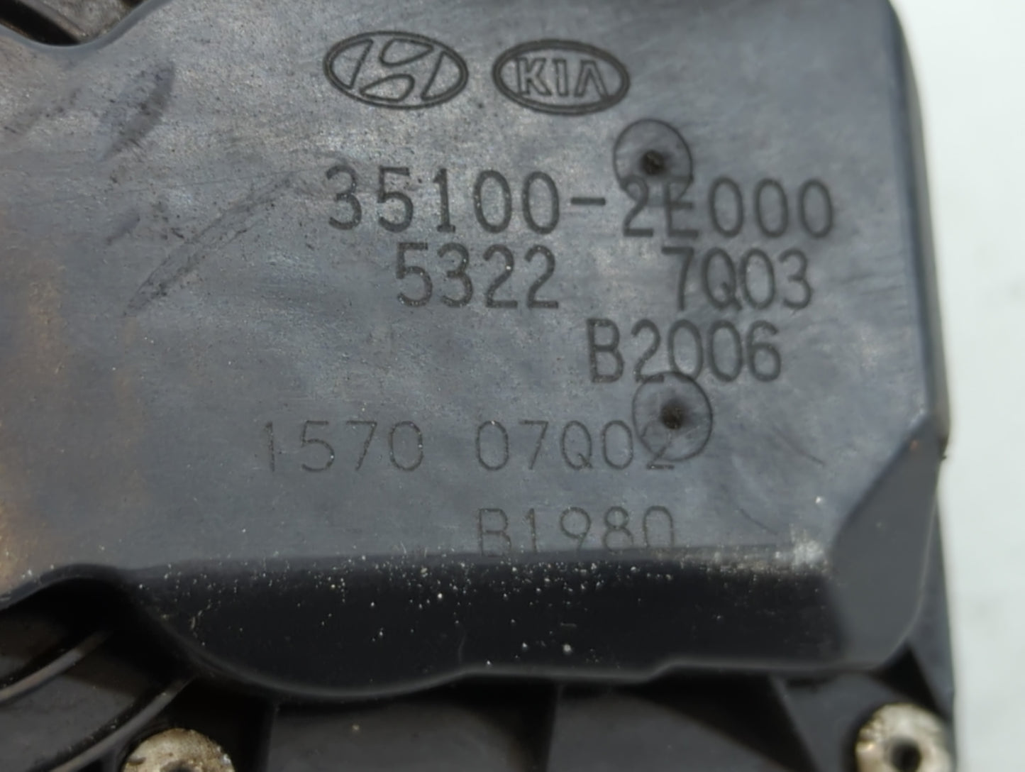2014-2018 Kia Forte Throttle Body P/N:35100-2E000 Fits Fits 2011 2012 2013 2014 2015 2016 2017 2018 2019 2020 2021 OEM Used 