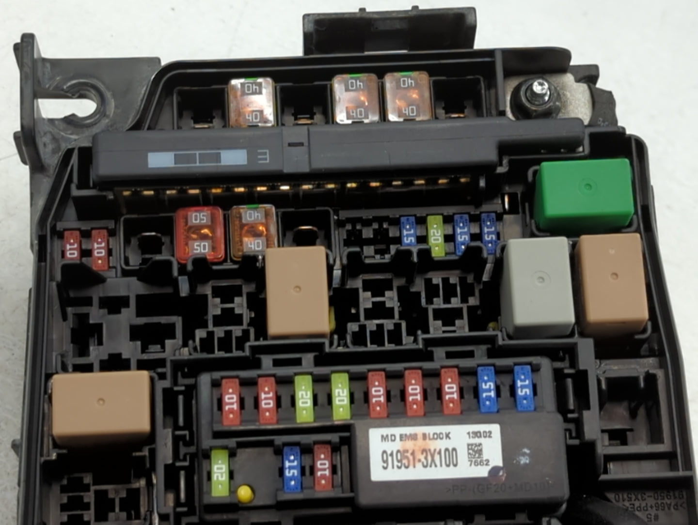 2014-2016 Kia Forte Fusebox Fuse Box Panel Relay Module P/N:91204A7632 Fits Fits 2014 2015 2016 OEM Used Auto Parts - Oemuse