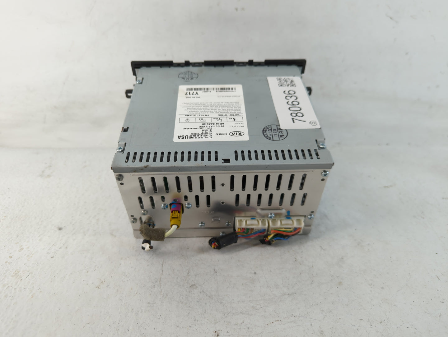 2014-2016 Kia Forte Radio AM FM Cd Player Receiver Replacement P/N:96170-A7171WK Fits Fits 2014 2015 2016 OEM Used Auto Part