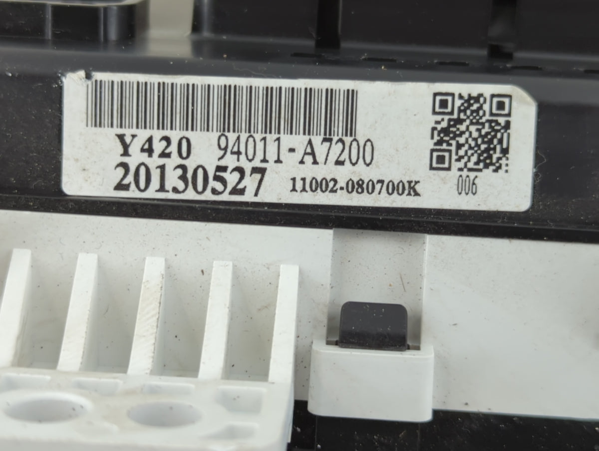 2014 Kia Forte Instrument Cluster Speedometer Gauges P/N:94011-A7200 Miles:104K Fits OEM Used Auto Parts - Oemusedautoparts1