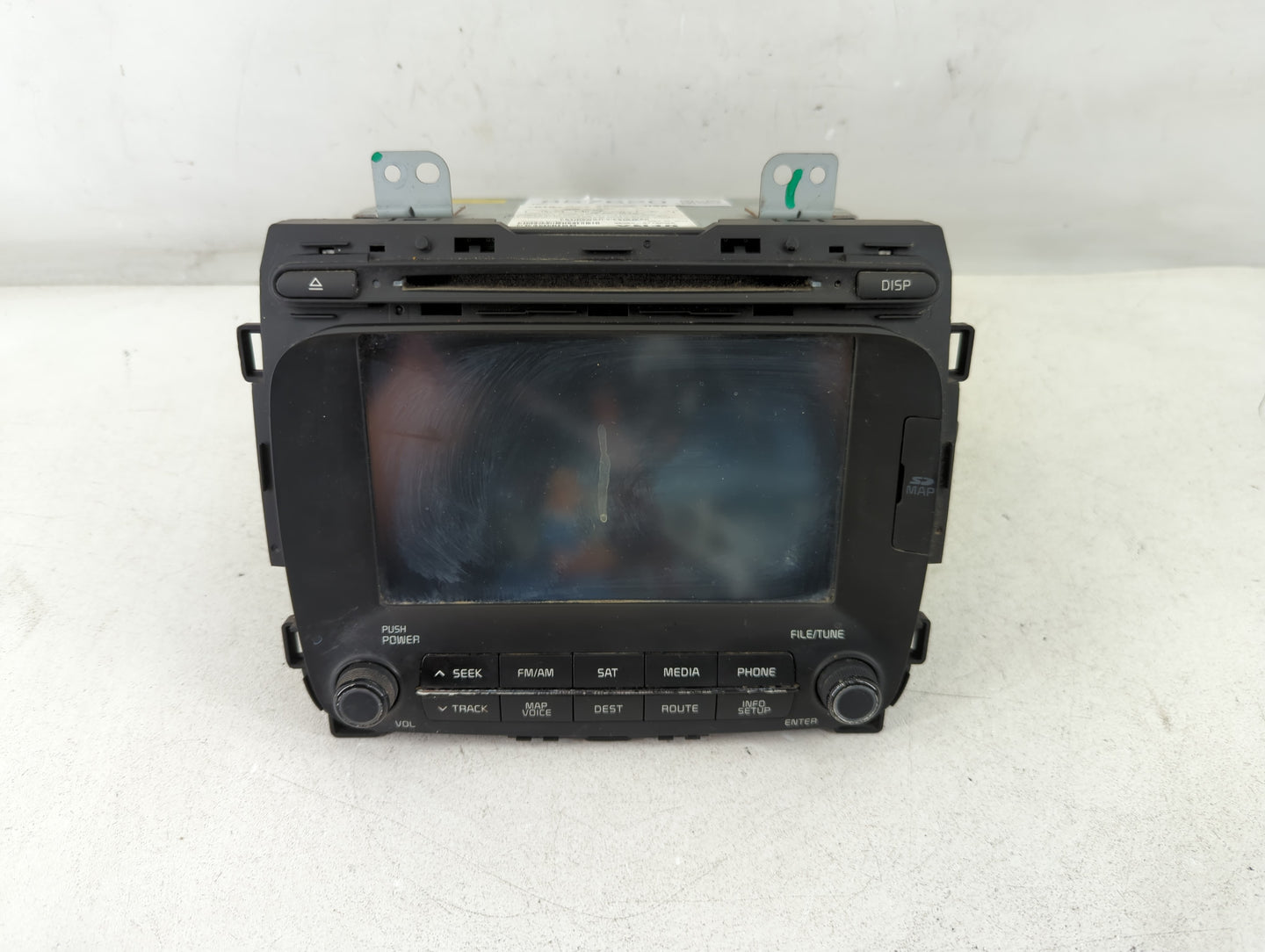 2014 Kia Forte Radio AM FM Cd Player Receiver Replacement P/N:96560A7100WK Fits OEM Used Auto Parts - Oemusedautoparts1.com