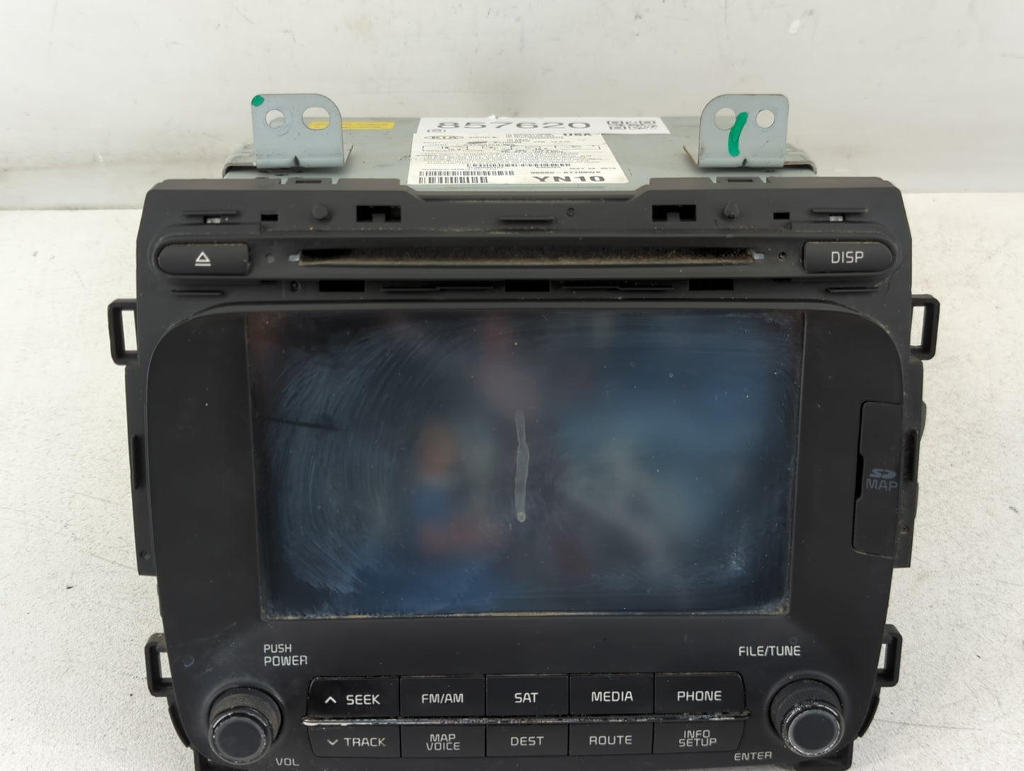 2014 Kia Forte Radio AM FM Cd Player Receiver Replacement P/N:96560A7100WK Fits OEM Used Auto Parts - Oemusedautoparts1.com