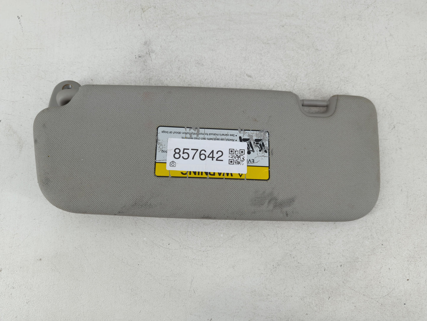 2014 Kia Forte Sun Visor Shade Replacement Passenger Right Mirror Fits OEM Used Auto Parts - Oemusedautoparts1.com