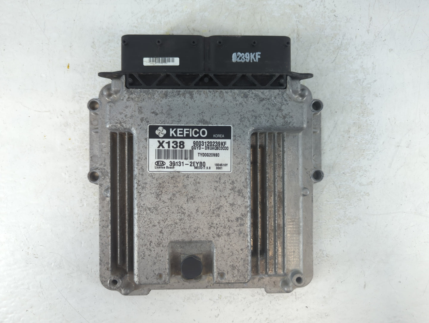 2014 Kia Forte PCM Engine Control Computer ECU ECM PCU OEM P/N:39131-2EYB0 Fits OEM Used Auto Parts - Oemusedautoparts1.com