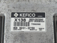 2014 Kia Forte PCM Engine Control Computer ECU ECM PCU OEM P/N:39131-2EYB0 Fits OEM Used Auto Parts - Oemusedautoparts1.com