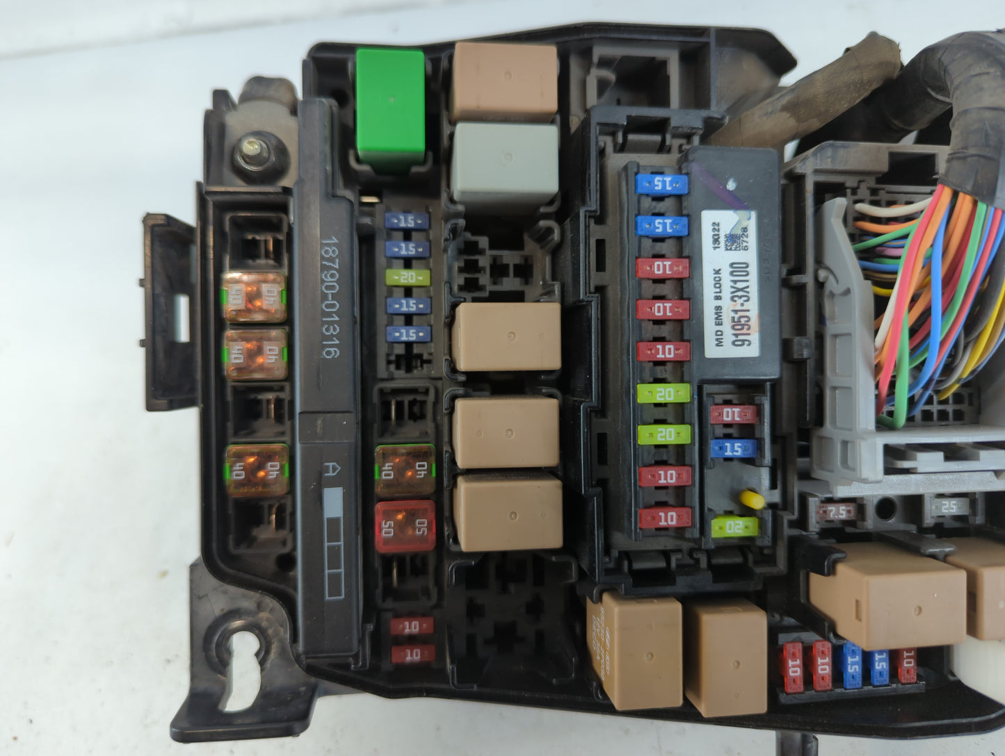 2014-2016 Kia Forte Fusebox Fuse Box Panel Relay Module P/N:91208 A7012 Fits Fits 2014 2015 2016 OEM Used Auto Parts - Oemus