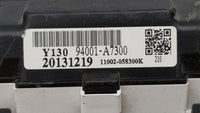 2014 Kia Forte Instrument Cluster Speedometer Gauges P/N:94001-A7300 Fits Fits 2015 2016 OEM Used Auto Parts - Oemusedautopa