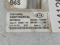 2014-2015 Kia Optima PCM Engine Control Computer ECU ECM PCU OEM P/N:39138-2GAN0 Fits Fits 2014 2015 OEM Used Auto Parts - O