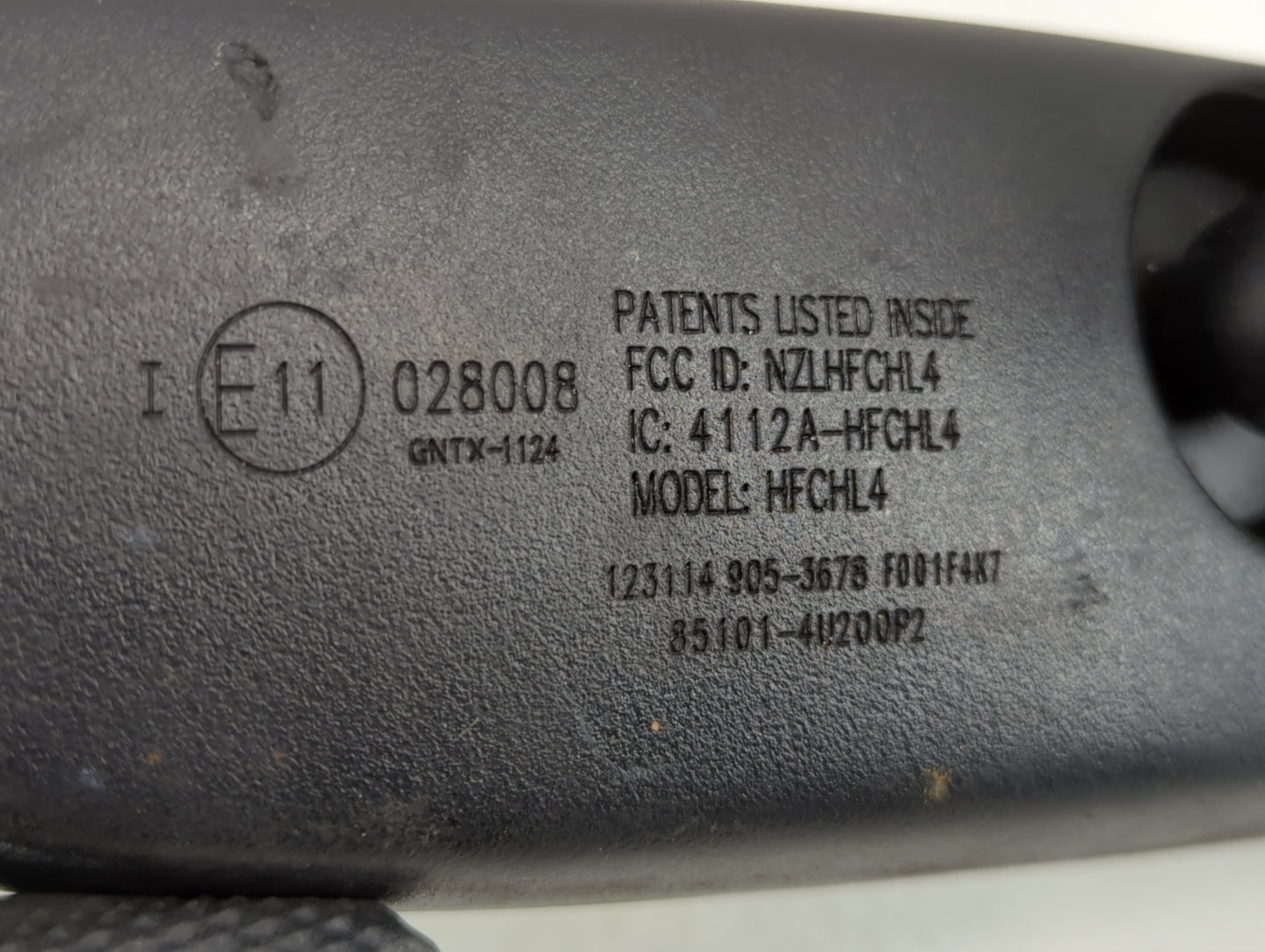 2014-2016 Kia Optima Interior Rear View Mirror Replacement OEM P/N:E11028008 Fits OEM Used Auto Parts - Oemusedautoparts1.co