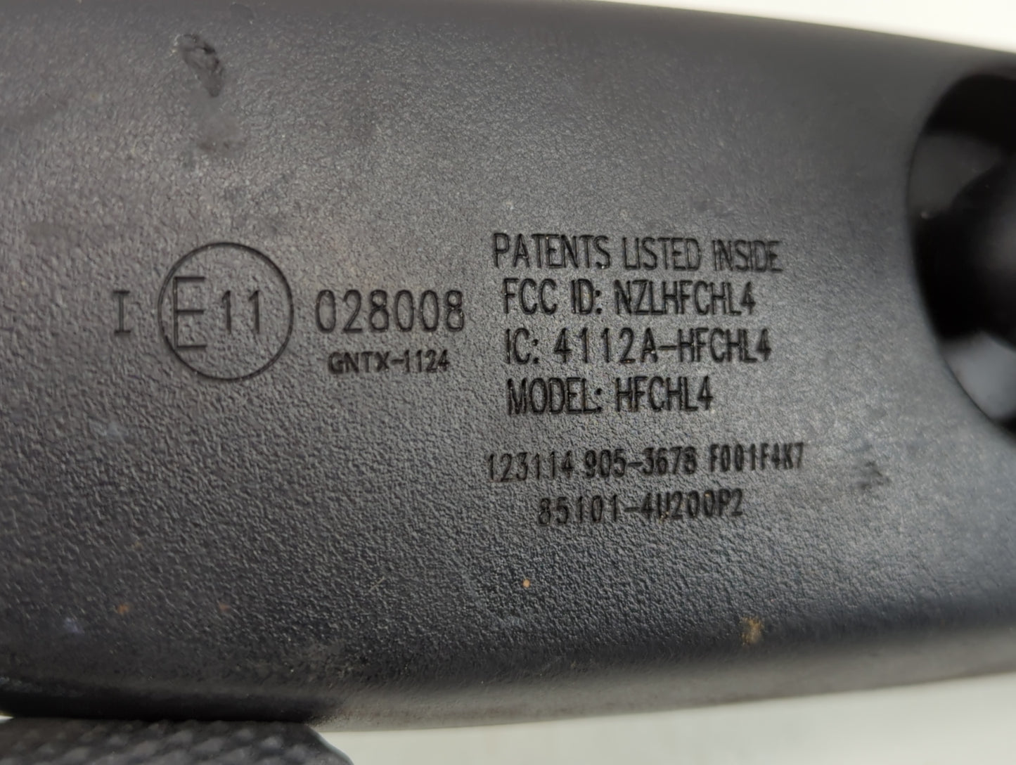 2014-2016 Kia Optima Interior Rear View Mirror Replacement OEM P/N:E11028008 Fits OEM Used Auto Parts - Oemusedautoparts1.co