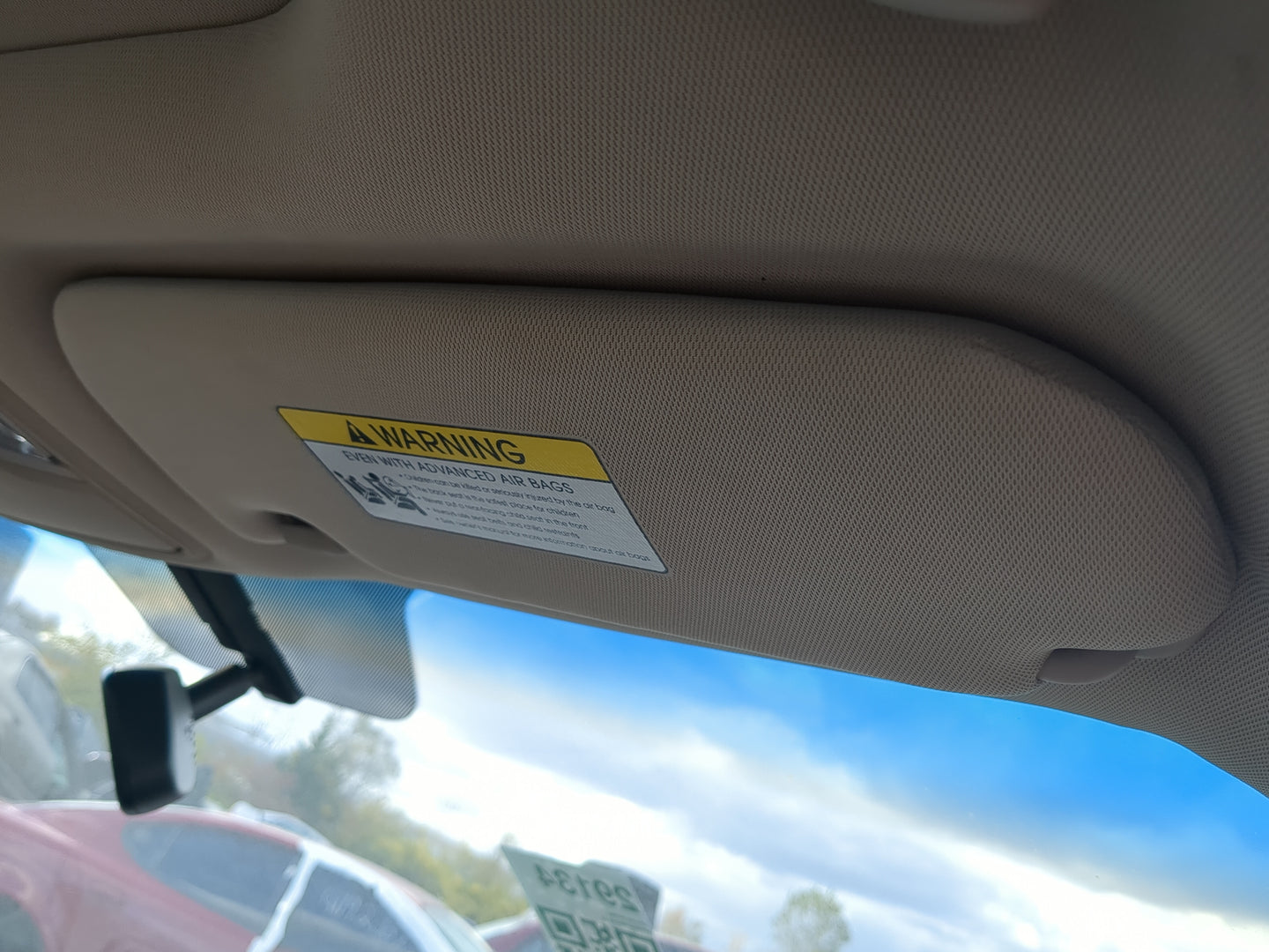 2011-2016 Kia Optima Sun Visor Shade Replacement Passenger Right Mirror Fits Fits 2011 2012 2013 2014 2015 2016 OEM Used Aut