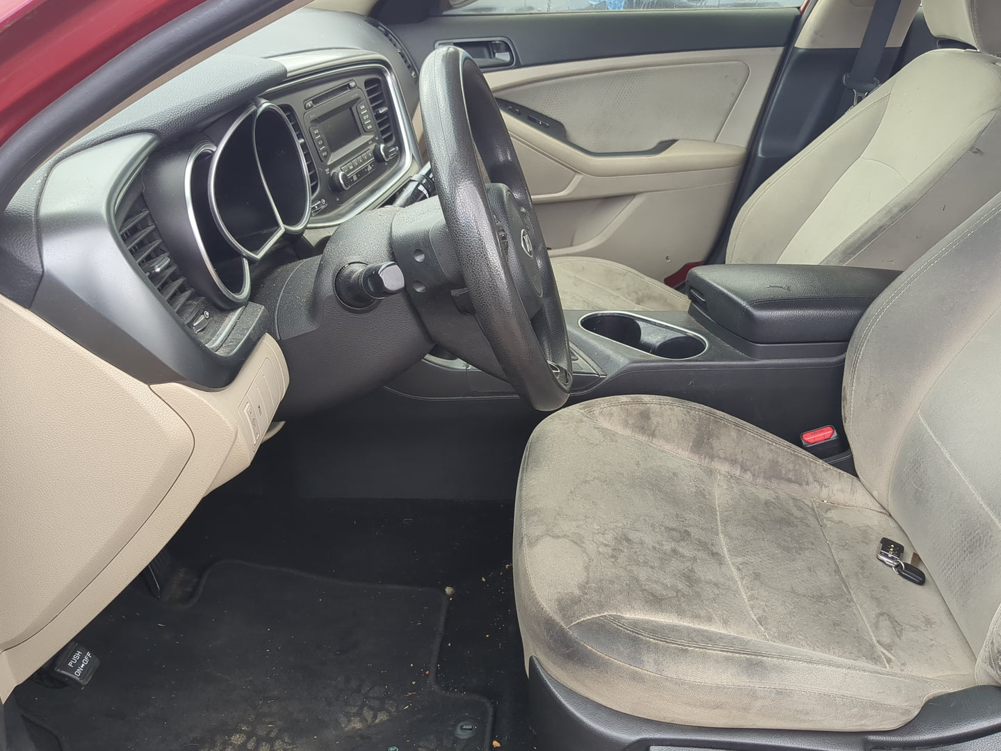 2014-2016 Kia Optima Air Bag Driver Left Steering Wheel Mounted 1189815 - Oemusedautoparts1.com