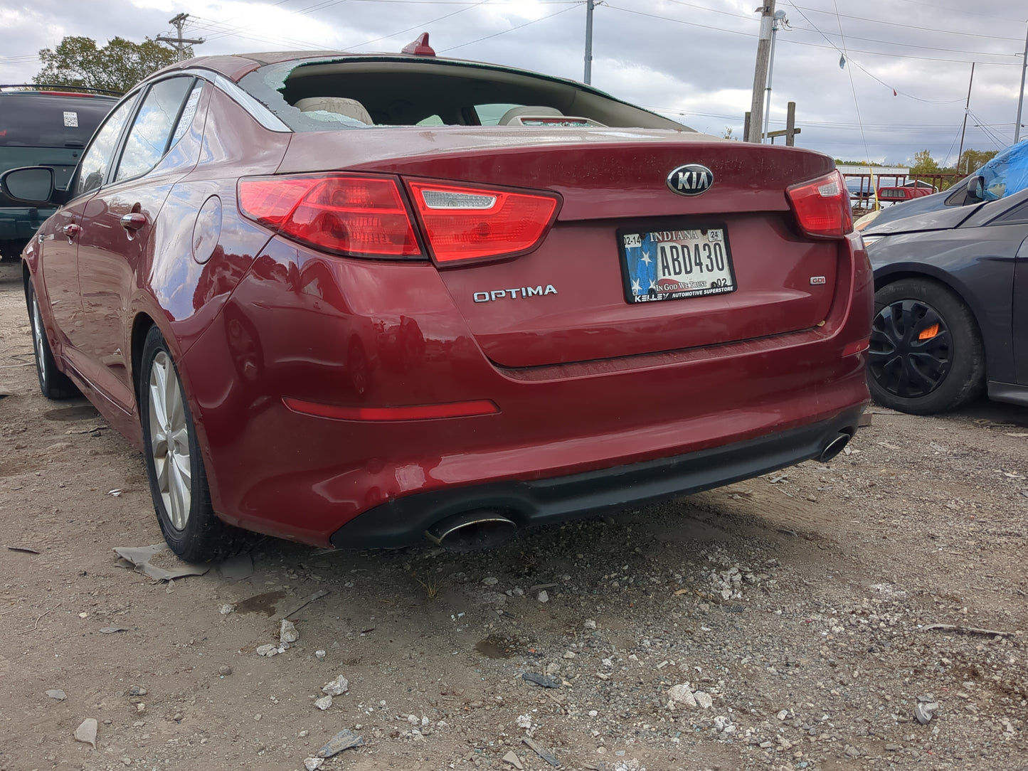 2014-2015 Kia Optima Rear Bumper Assembly Oem - Oemusedautoparts1.com