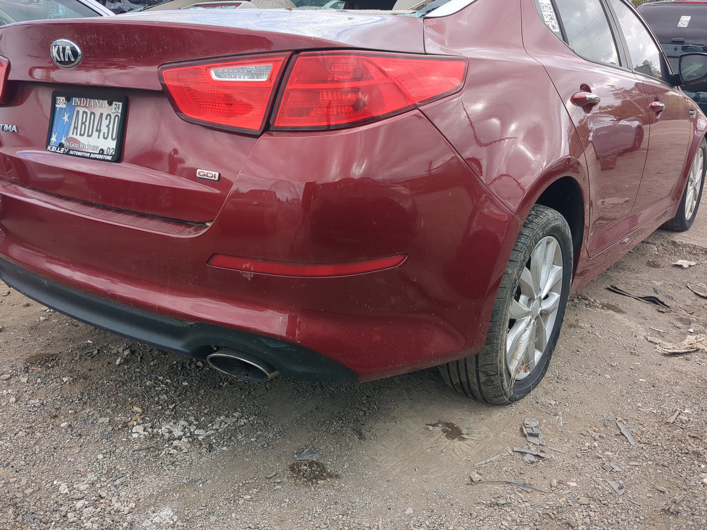 2014-2015 Kia Optima Rear Bumper Assembly Oem - Oemusedautoparts1.com