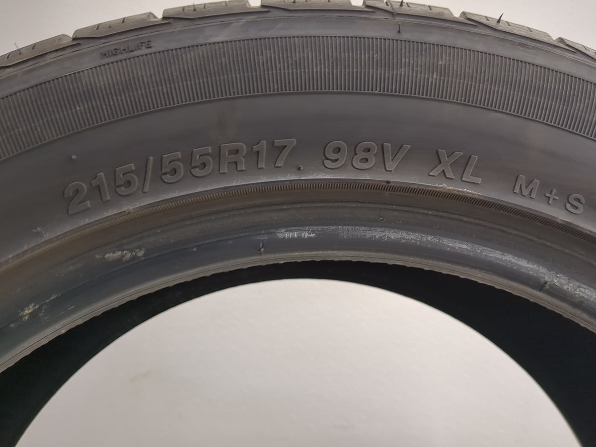 Used Tire 215/55R17 MILESTAR MS932 98V - Tread Depth 7.5/32 - Oemusedautoparts1.com