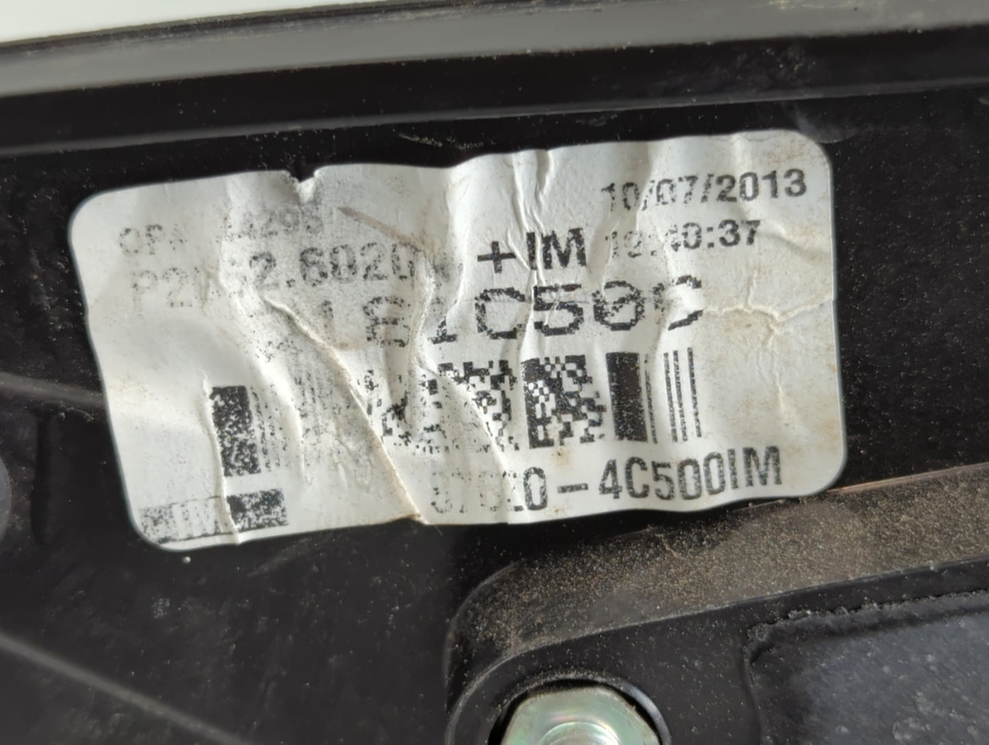 2014-2015 Kia Optima Passenger Side View Mirror - Right Door Mirror OEM Used - Oemusedautoparts1.com