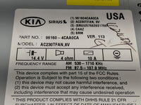 2014-2015 Kia Optima Radio AM FM Cd Player Receiver Replacement P/N:96160-4CAA0CA 96170-2TBA0CA Fits Fits 2014 2015 OEM Used