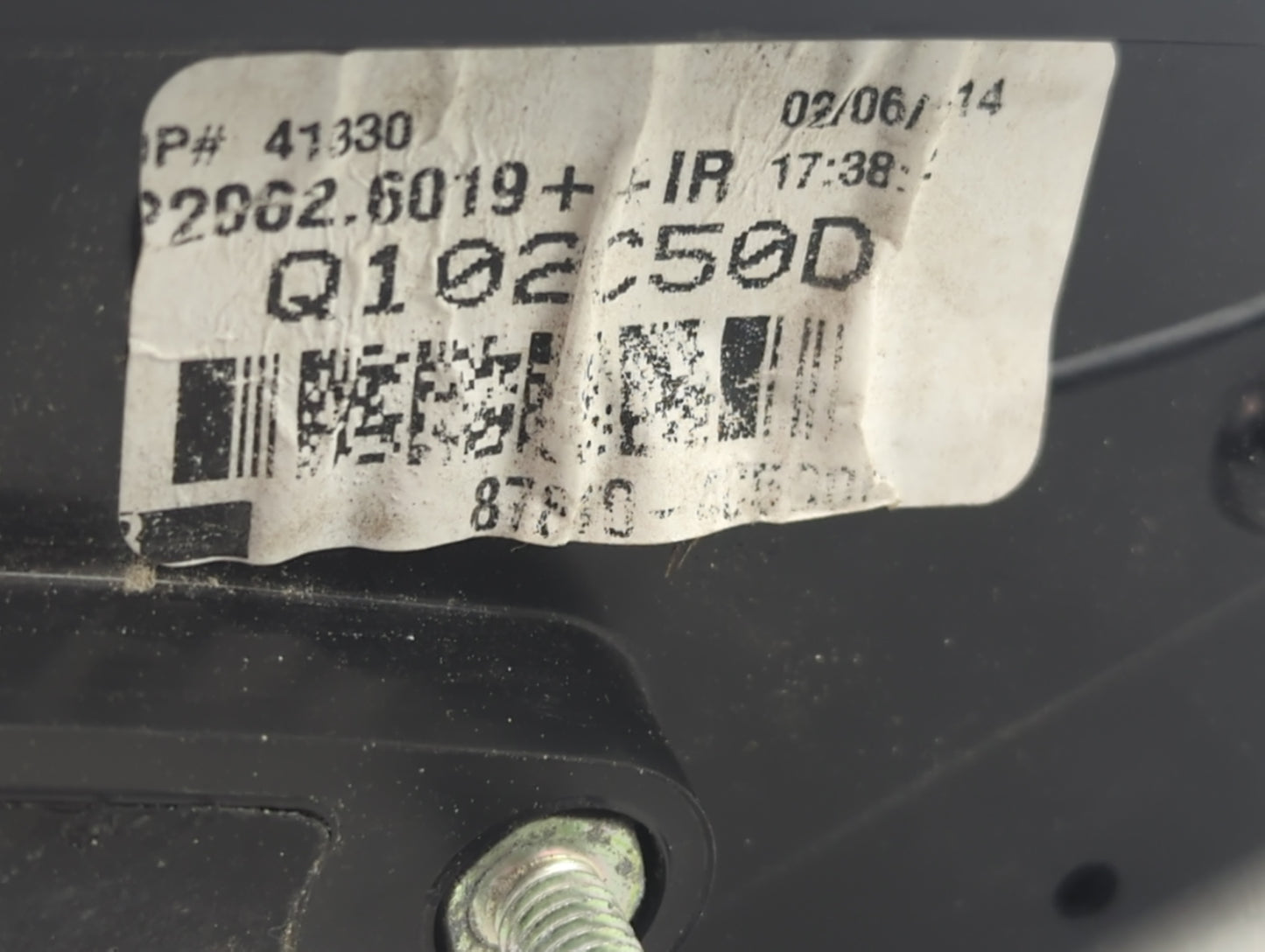 2014-2015 Kia Optima Driver Side View Mirror - Left Door Mirror OEM Used - Oemusedautoparts1.com