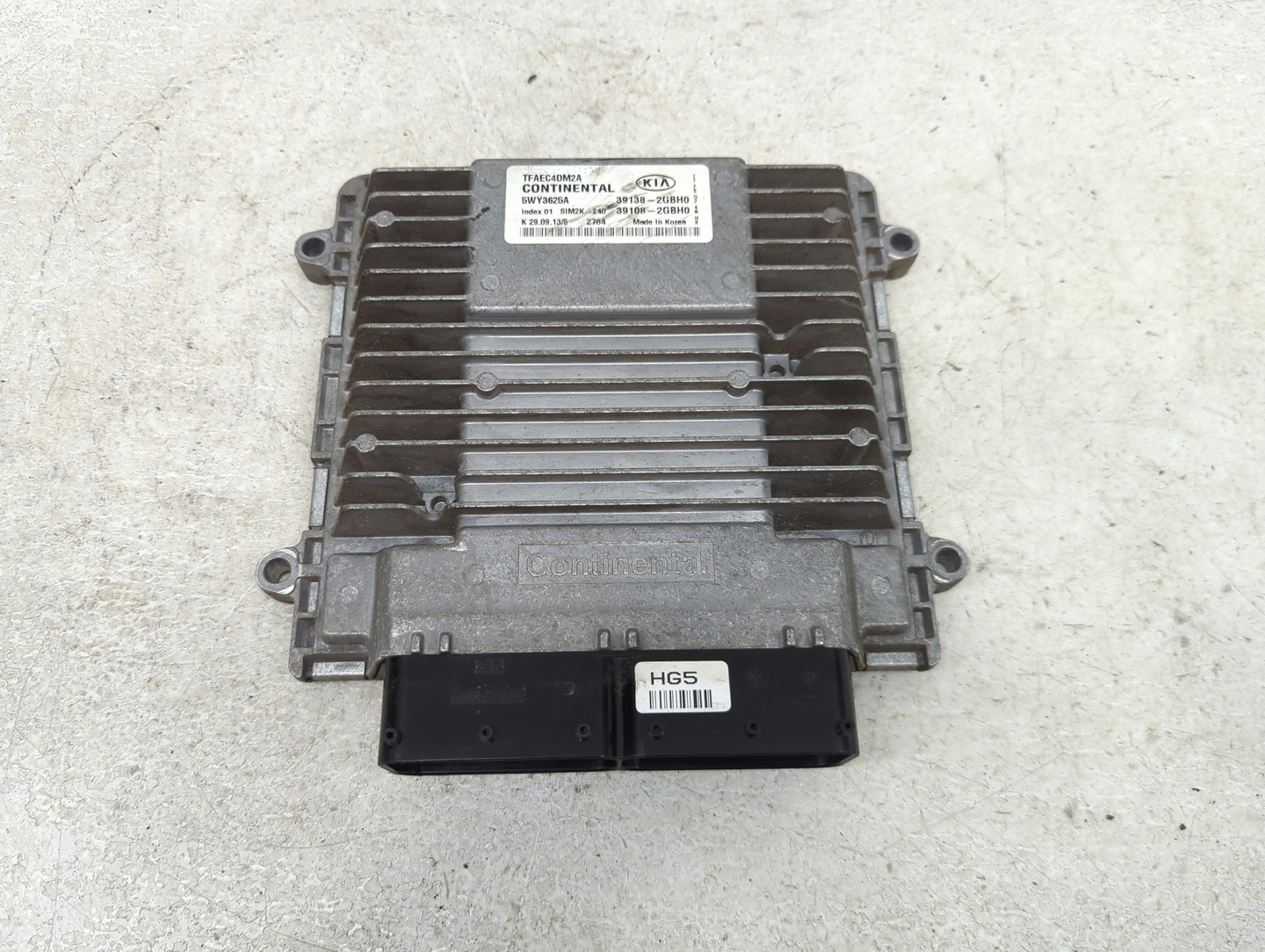 2014-2015 Kia Optima PCM Engine Control Computer ECU ECM PCU OEM P/N:TFAEC4DM2A 5WY3625A, 39138-2GBH0 Fits Fits 2014 2015 OE