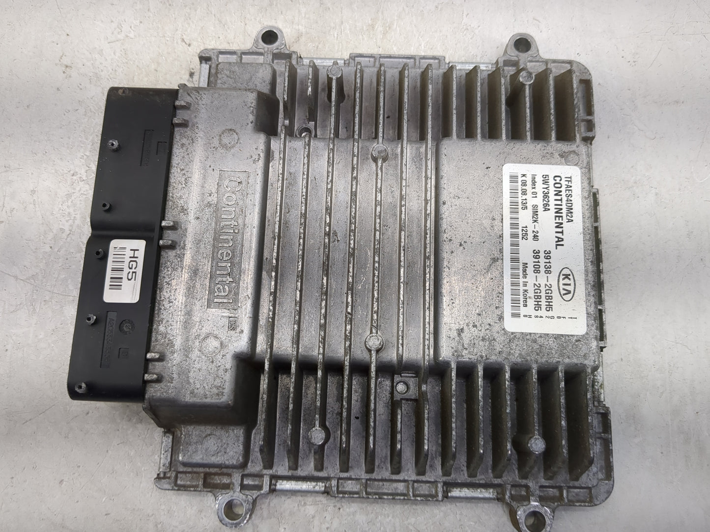 2014-2015 Kia Optima PCM Engine Control Computer ECU ECM PCU OEM P/N:39138-2GBH5 39108-2GBH5, 5WY3626A Fits Fits 2014 2015 O