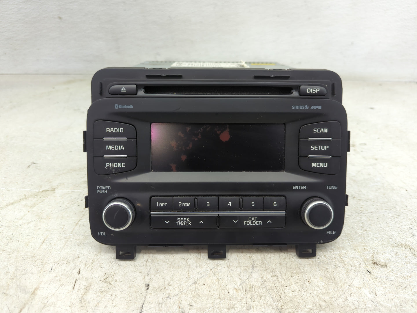 2014-2016 Kia Optima Radio AM FM Cd Player Receiver Replacement P/N:96170-2TBA0CA AM1A0TKAN, 8V Fits Fits 2014 2015 2016 OEM