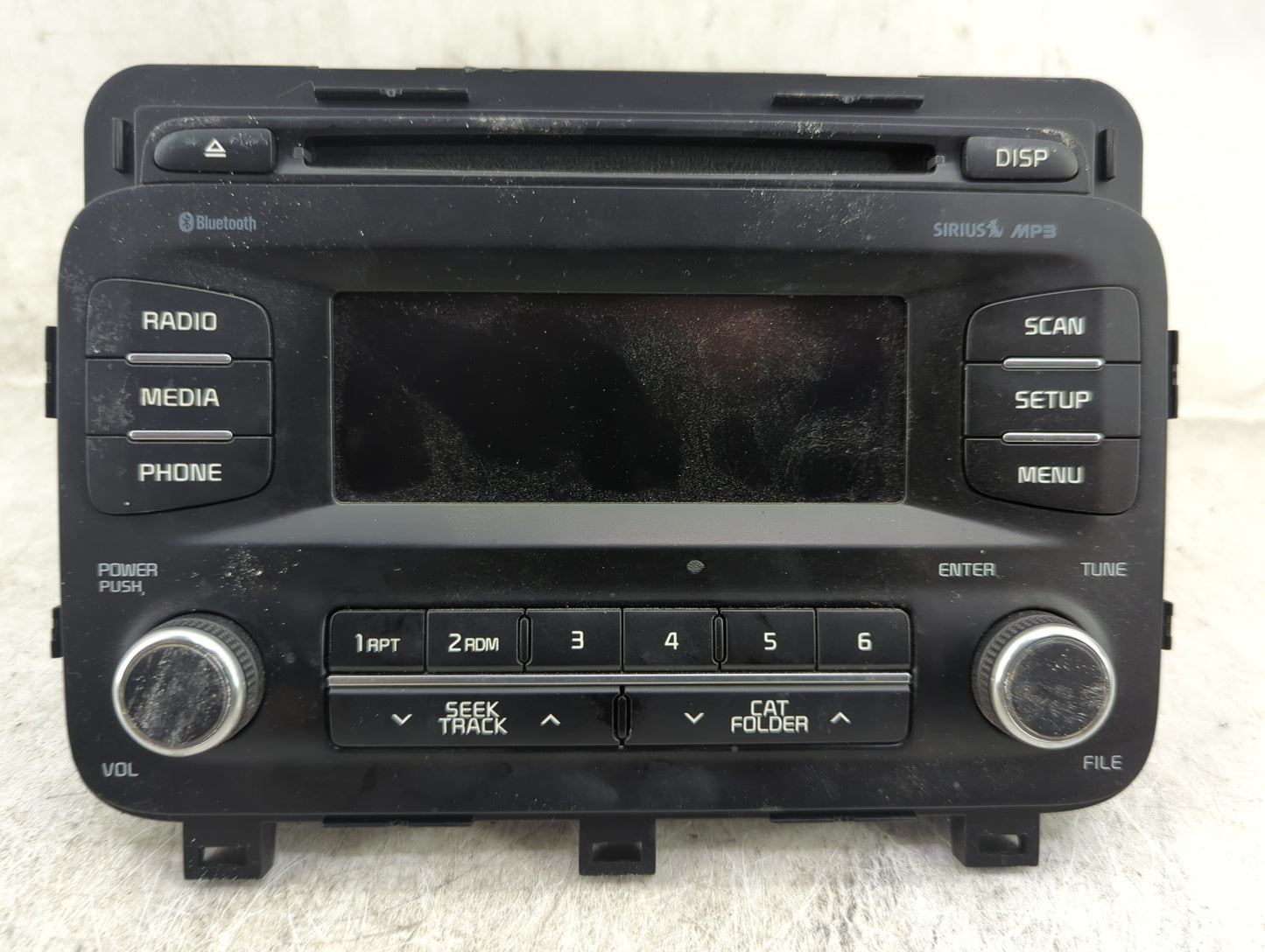 2014-2015 Kia Optima Radio AM FM Cd Player Receiver Replacement P/N:96170-2TBA0CA AM1A0TKAN, 8V Fits Fits 2014 2015 OEM Used