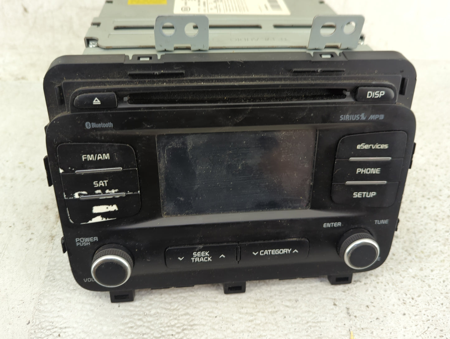 2014 Kia Optima Radio AM FM Cd Player Receiver Replacement P/N:96160-2TAA0CA AC130TFAN, 8V Fits OEM Used Auto Parts - Oemuse