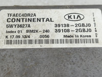 2014 Kia Optima PCM Engine Control Computer ECU ECM PCU OEM P/N:39138-2GBJ0, 39108-2GBJ0, 5WY3627A, TFAEC4DR2A, SIM2K-240 Fi