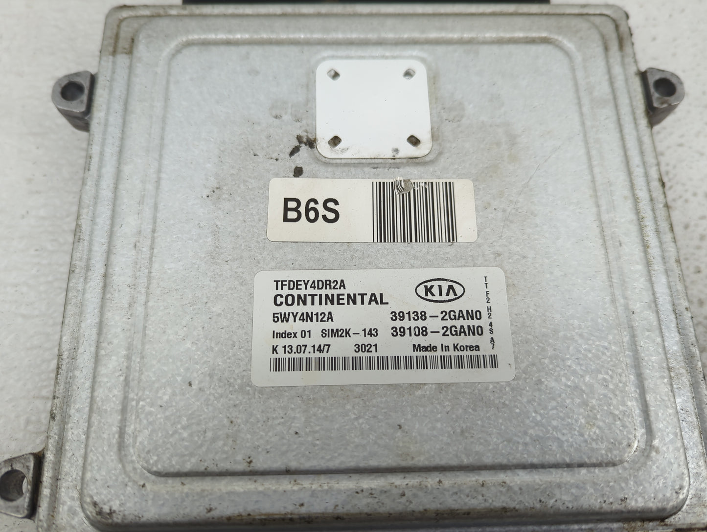 2014 Kia Optima PCM Engine Control Computer ECU ECM PCU OEM P/N:39138-2GAN0 39108-2GAN0, 5WY4N12A, TFDEY4DR2A, SIM2K-143 Fit