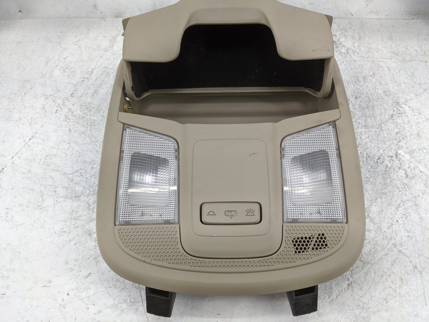 2014-2016 Kia Optima Overhead Roof Console Tan - Oemusedautoparts1.com