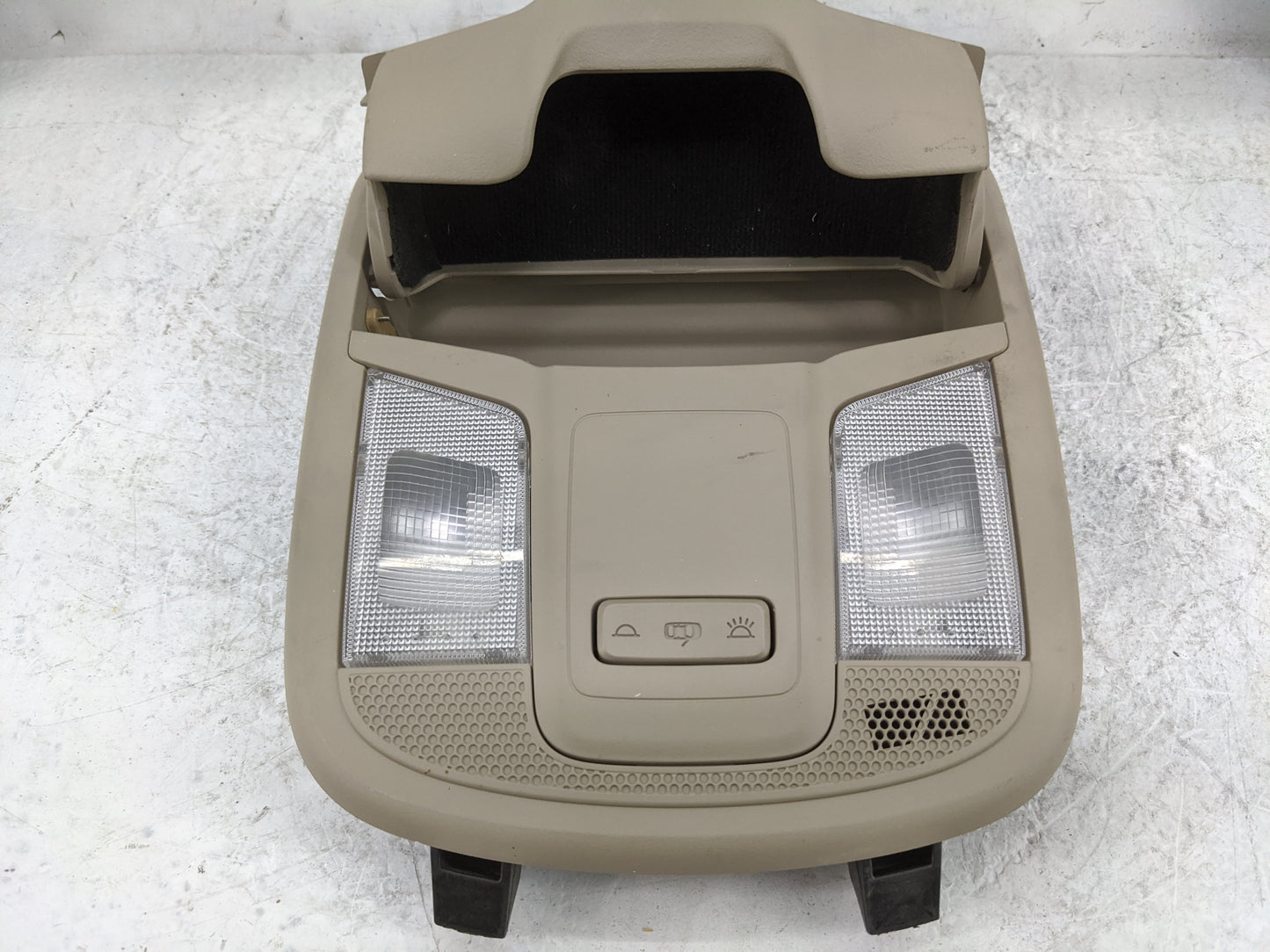 2014-2016 Kia Optima Overhead Roof Console Tan - Oemusedautoparts1.com