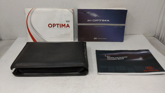 2014 Kia Optima Owners Manual Book Guide OEM Used Auto Parts