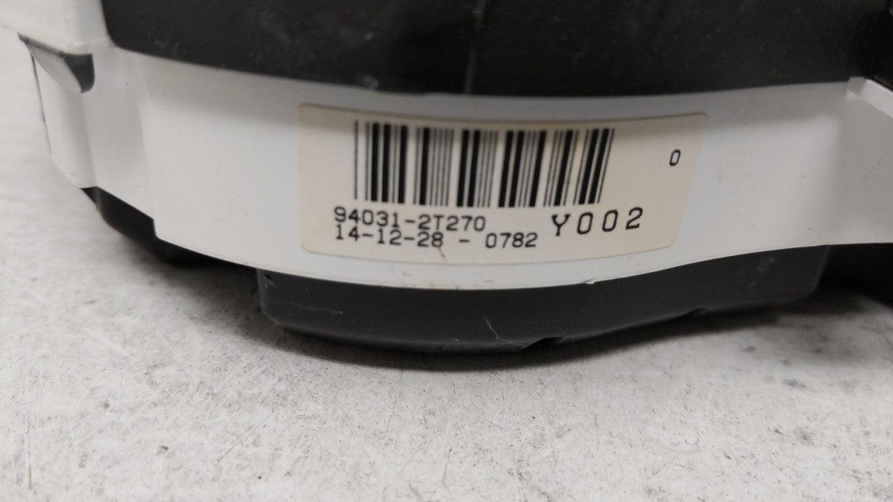2014-2015 Kia Optima Instrument Cluster Speedometer Gauges P/N:94031-2T270 Miles: Fits Fits 2014 2015 OEM Used Auto Parts - 