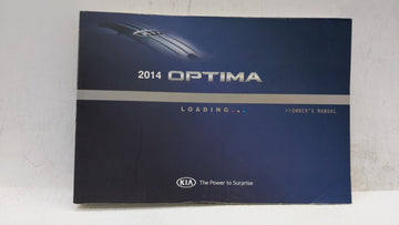 2014 Kia Optima Owners Manual Book Guide OEM Used Auto Parts - Oemusedautoparts1.com