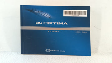 2014 Kia Optima Owners Manual Book Guide OEM Used Auto Parts - Oemusedautoparts1.com