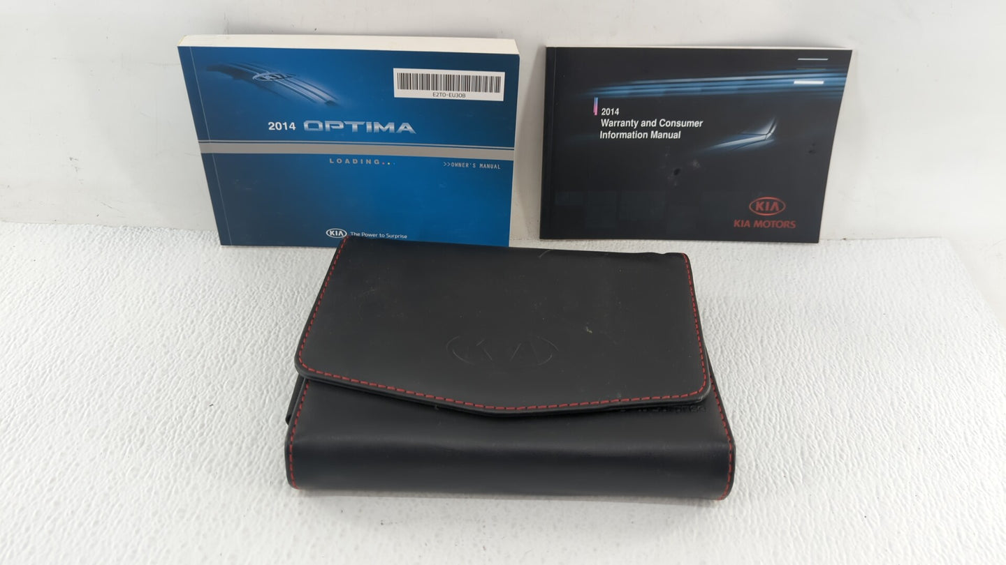 2014 Kia Optima Owners Manual Book Guide OEM Used Auto Parts - Oemusedautoparts1.com